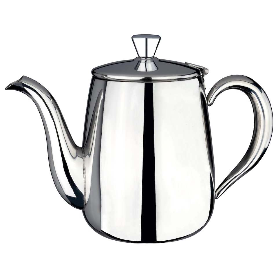 image 1 of Café Olé Premium Coffee Pot, 32oz / 910ml / Serves 4-5 Mugs, Stainless Steel