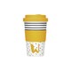 image 1 of KitchenCraft 410ml Bamboo A to Z Letter "W" Reuseable Mug Multi