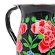 image 5 of BillyCan Hand-Painted Picnic Water Jug with 400ml Multicolour Cups - 1.7L - Carbon Peony