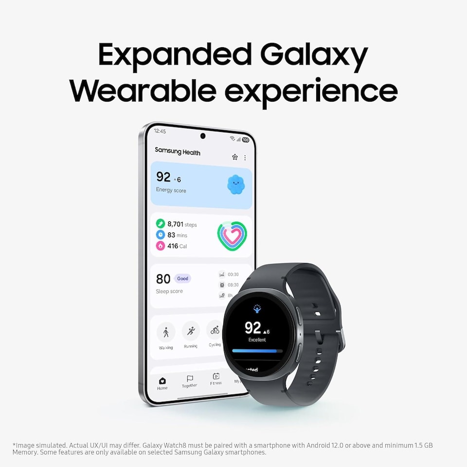 image 1 of Samsung Galaxy Watch8 40mm Bluetooth Smartwatch