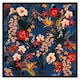 image 2 of Bright red & orange tropical flowers & plants (Picture Frame) Brown | XL