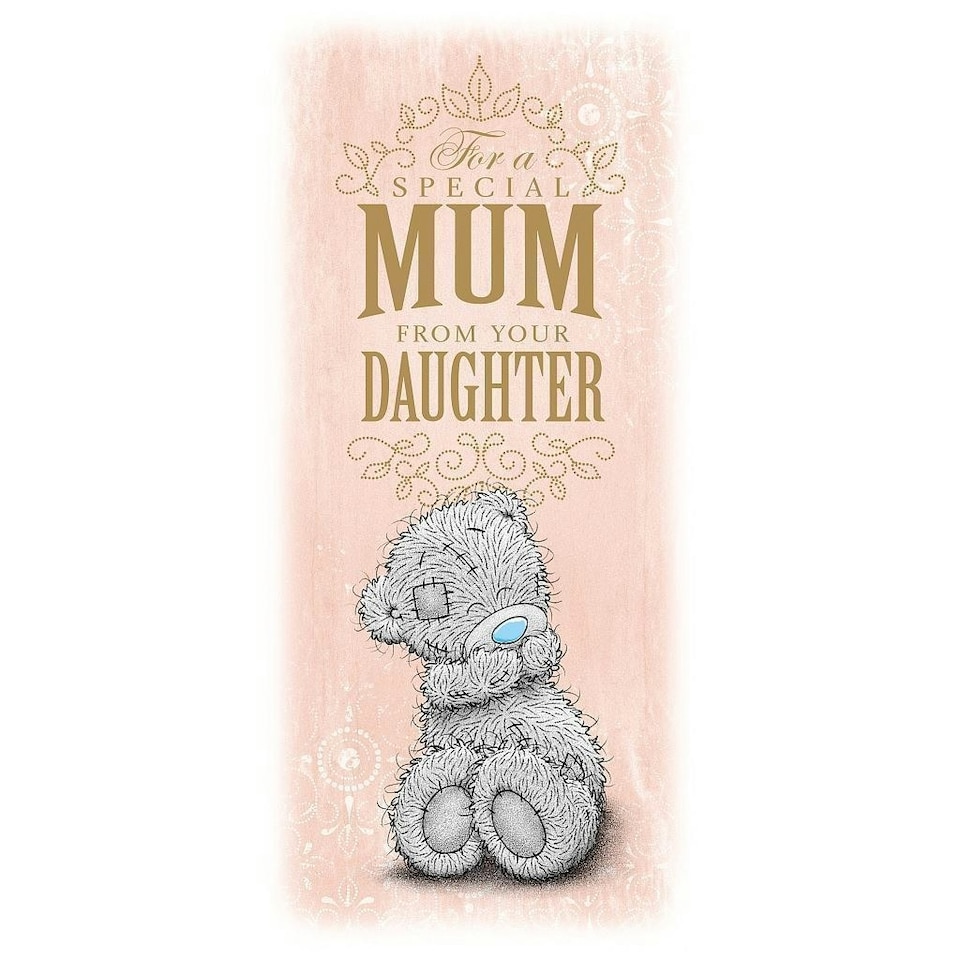 image 1 of Me to You Special Mum From Your Daughter Mothers Day Card Tatty Teddy Bear