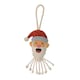 image 1 of Benji & Flo Santa Claus Christmas Dog Toy - White/Red - One Size