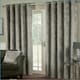 image 3 of Crushed Velvet Eyelet Curtains - Charcoal - 116 cm x 229 cm