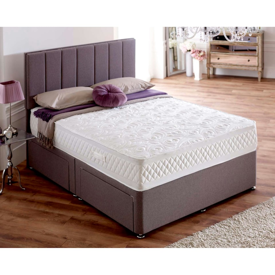 Fusion 1500 Pocket Encapsulated Medium Mattress 25cm Small Single White | Small Single