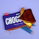 image 3 of Suck UK Plush Chocolate Bar Case - Novelty Zipper Pouch