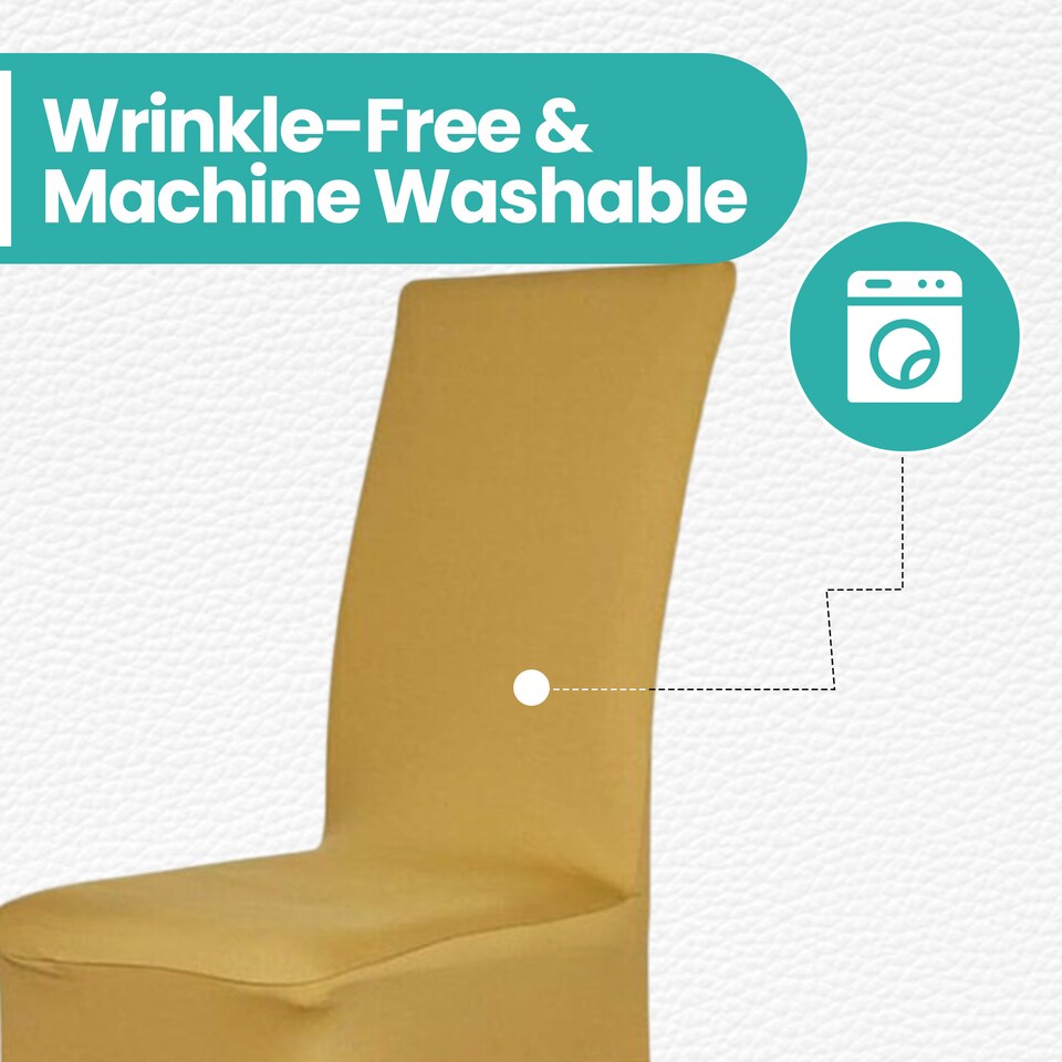 image 1 of High-Back Chair Covers, Spandex Stretch, Universal Protective Slipcover