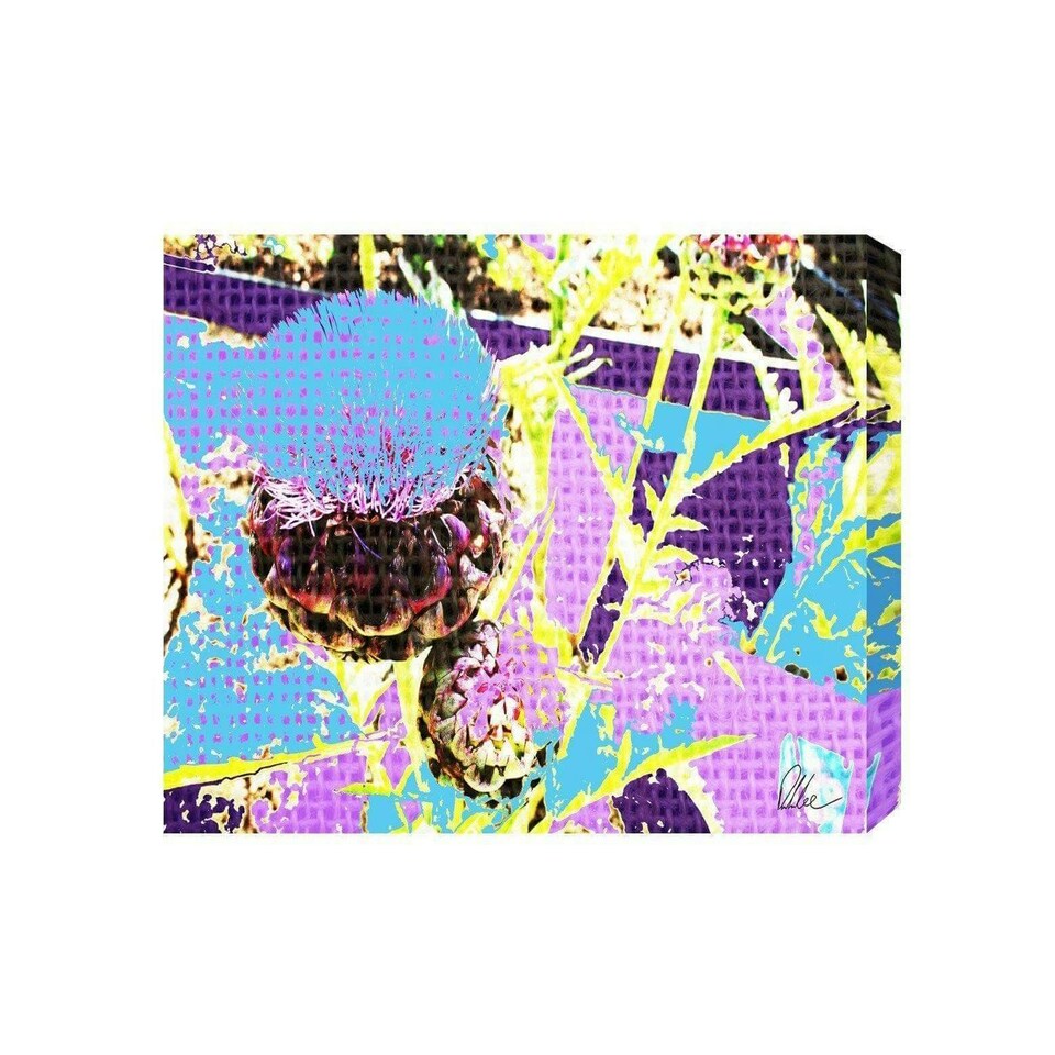 image 1 of Afro plants (Canvas Print) 12" x 18"