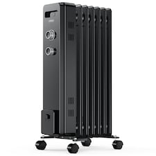 VonHaus Oil Filled Radiator 7 Fin Portable Electric Heater