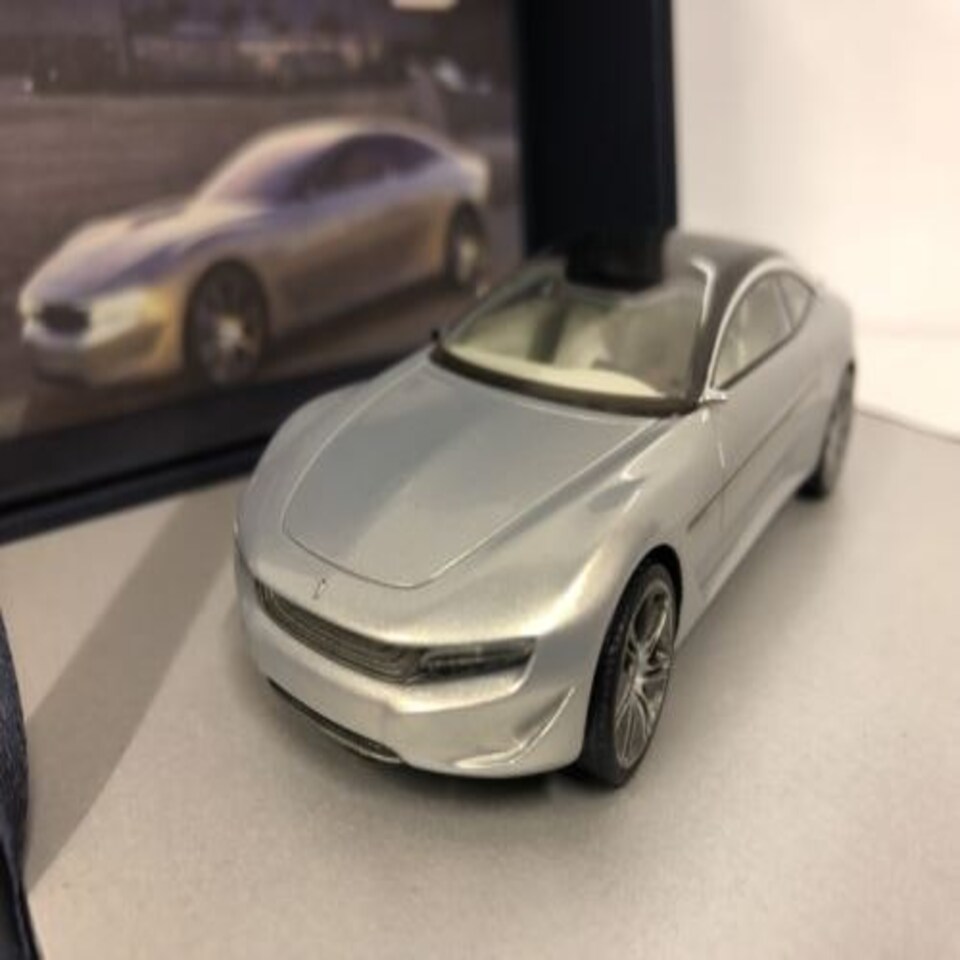 image 1 of Cambiano Silver Limited Edition 1:43 Scale La Mini Miniera LMMPF001