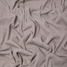 Minerva Core Range Beige Heavy Cotton Rib Stretch Knit Fabric for Dressmaking, 140cm / 55" Wide - per metre