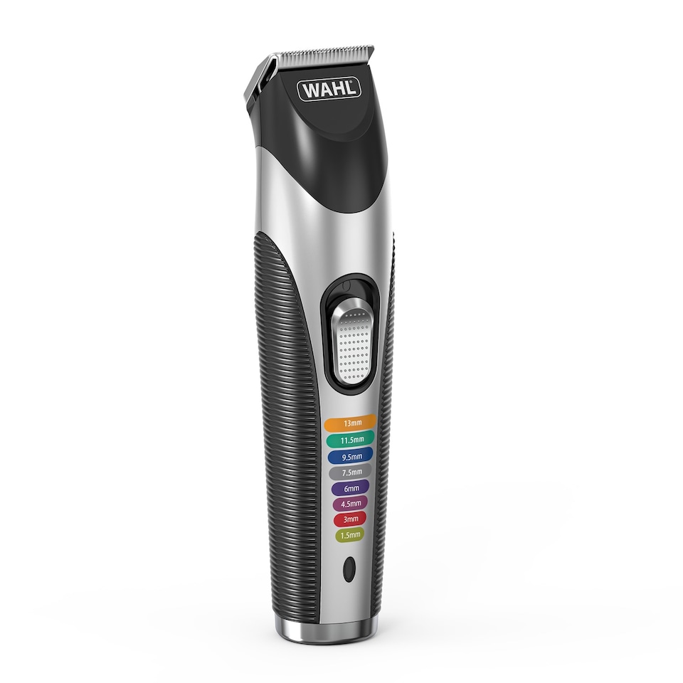 image 1 of Wahl Colour Trim Stubble and Beard Trimmer Kit Silver 9891-117