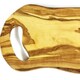 image 3 of Verano Spanish Ceramics Olive Wood Chopping Board w/ Inverted Handle - 40cm Brown