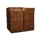 image 1 of 1.16m x 1.22m Double Garden Patio Willow Wheelie Bin Screen Hideaway