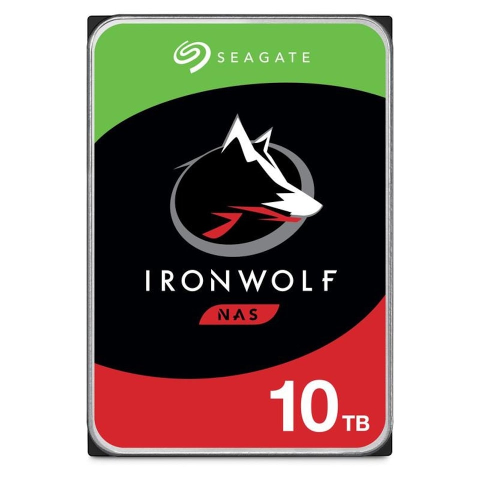 Seagate 10TB Ironwolf 7200 RPM SATA 6Gbs 3.5 Inch Internal NAS Hard Disk Drive