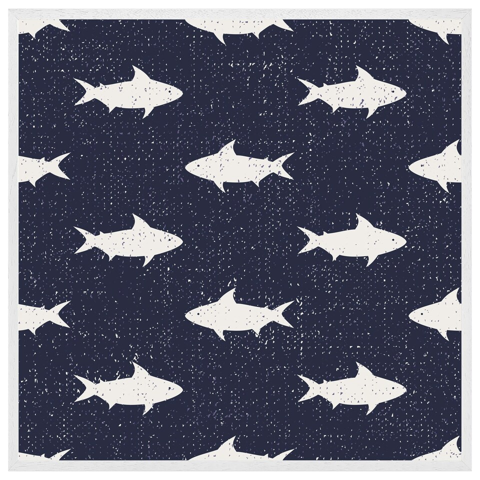 image 1 of Fish (Picutre Frame) White | XL