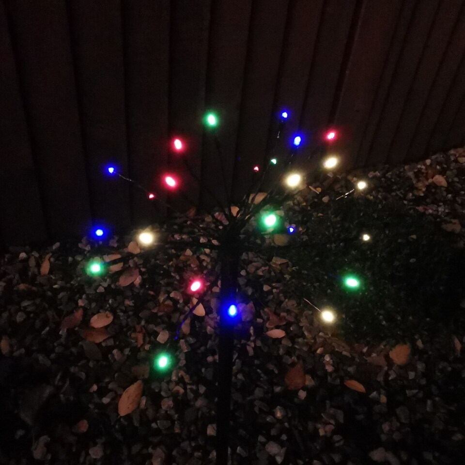 image 1 of 5pcs 63cm 120 LED Battery Operated Sparkler Path Lights with Timer in Multicoloured