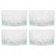 image 1 of LAV Odin Glass Snack Bowls - 9.5cm - Pack of 4 Clear