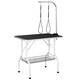 image 1 of Yaheetech 91 cm Wide Dog Grooming Table with Basket Black
