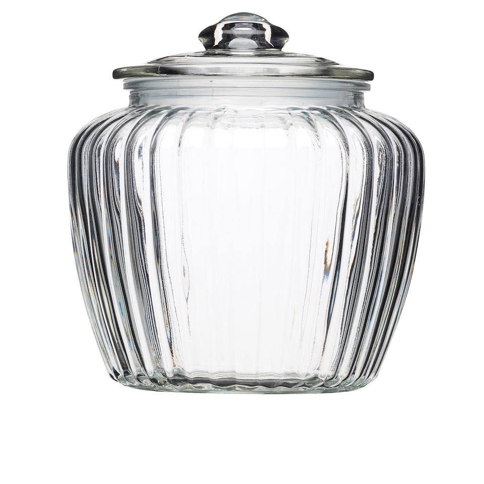 image 1 of KitchenCraft Glass Storage Jar Clear 2.2L