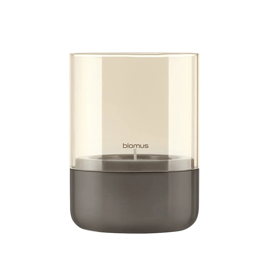image 1 of Blomus Tealight Holder S Burned Metal/Metallic Finish