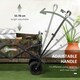 image 9 of Outsunny Foldable Garden Cart, Outdoor Utility Wagon with Carry Bag, Camouflage