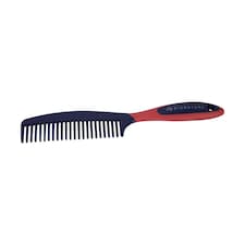 Hy Signature Horse Mane and Tail Comb - Navy/Red - One Size