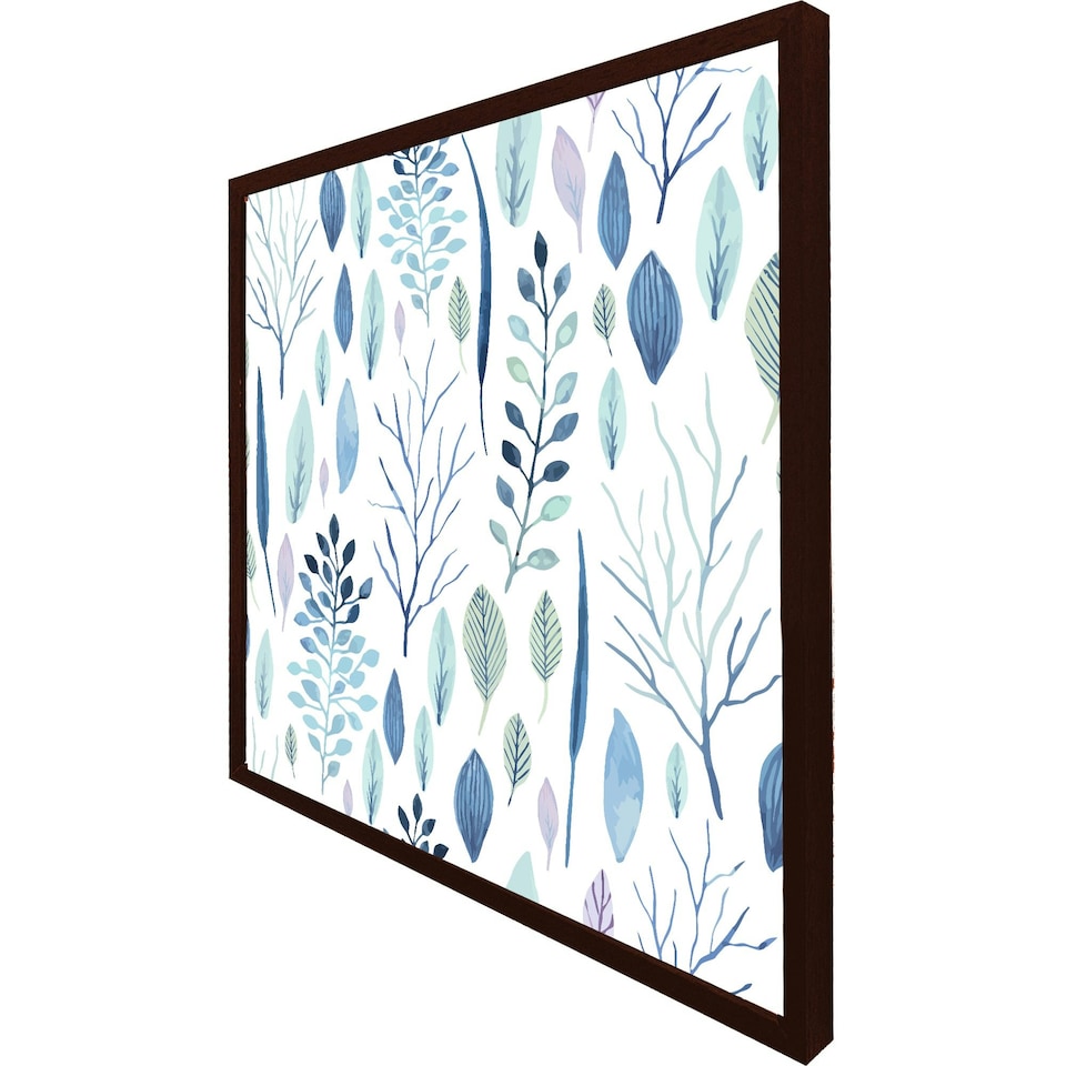 image 1 of Winter branches & leaves (Picture Frame) Brown | Oak | L