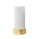 image 3 of ValueLights Dimmable Brushed Gold Table Lamp and E14 Candle LED 5W Warm White 3000K Bulb