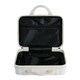 image 3 of Living and Home Portable Hard Shell Travel Makeup Case，White White | Personal Item