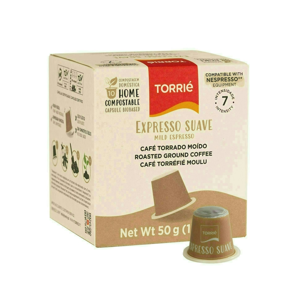 image 1 of Home Compostable - Mild Taste Nespresso ® Compatible Biodegradable Coffee Capsules (60 Pods)