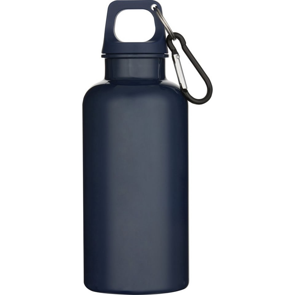 image 1 of Floso Oregon Solid Plastic Carabiner Clip 400ml Water Bottle | Blue | Navy Blue | 1