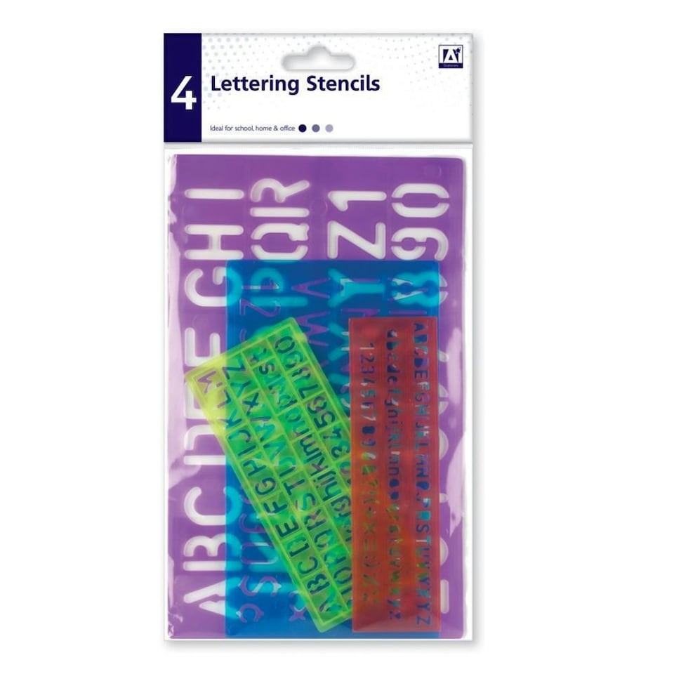 image 1 of Lettering Stencils lst4