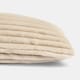 image 6 of OHS Ribbed Faux Fur Bolster Pillow Soft Maternity Support Cushion | Cream | Natural | One Size
