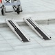 image 2 of HOMCOM Aluminium Telescopic Wheelchair Ramps 122cm 270kg Folding