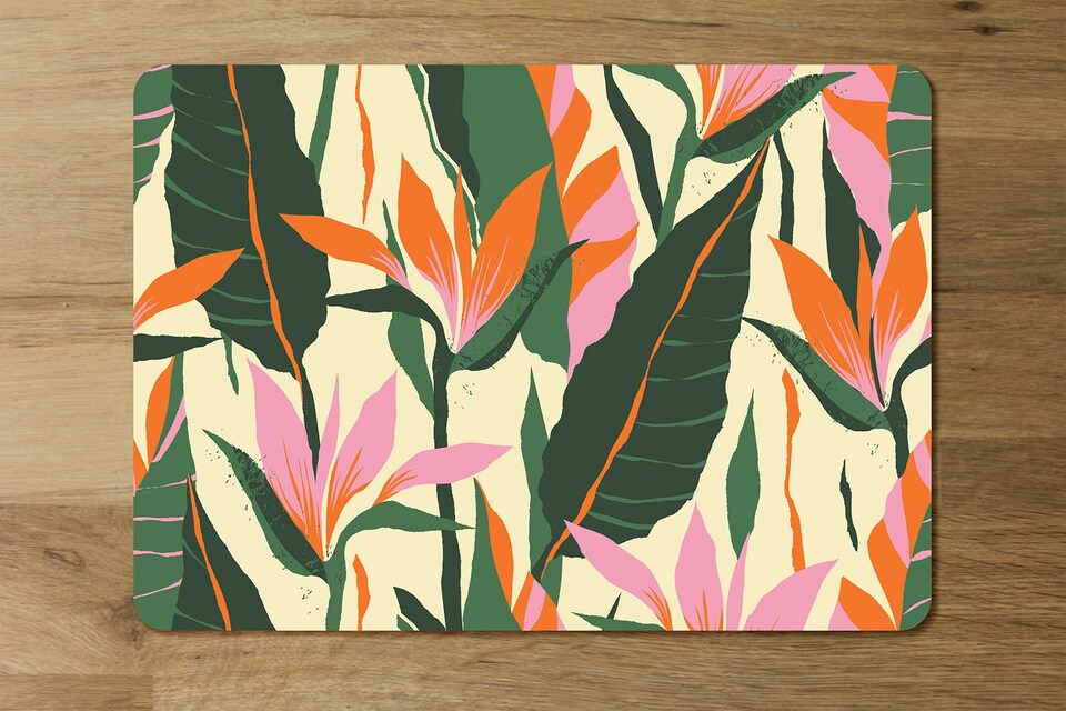 image 1 of Jungle Plants (Placemat & Coaster Set)