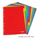 image 4 of A4 10 Part Coloured Card Index Dividers