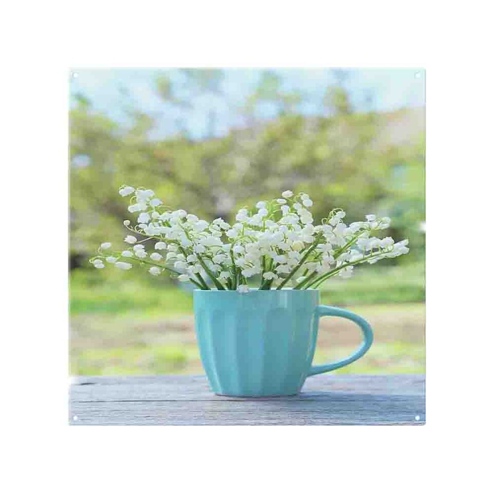 image 1 of Lily Of The Valley Splash Back | White