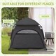 image 5 of PawHut Foldable Dog Cat Tent with Water-Resistant Oxford Cloth, Carry Bag
