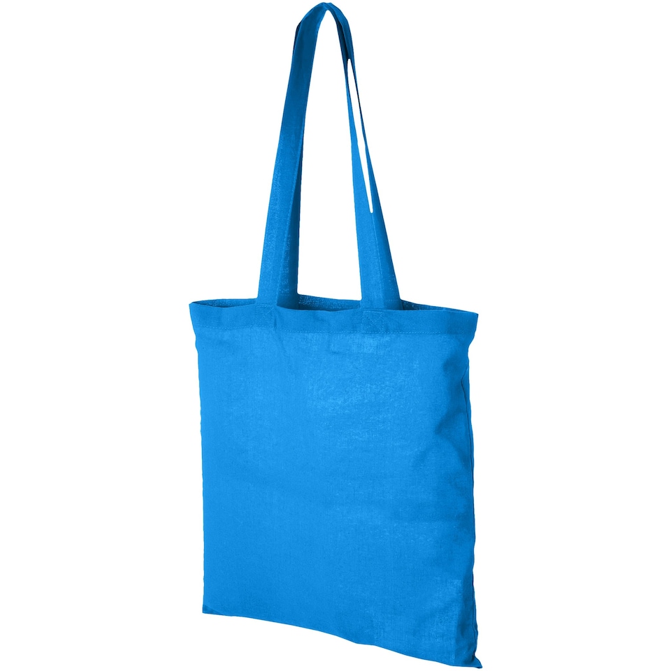 image 1 of Bullet Carolina Cotton Tote - Aqua Blue - 38 x 42 cm | Blue
