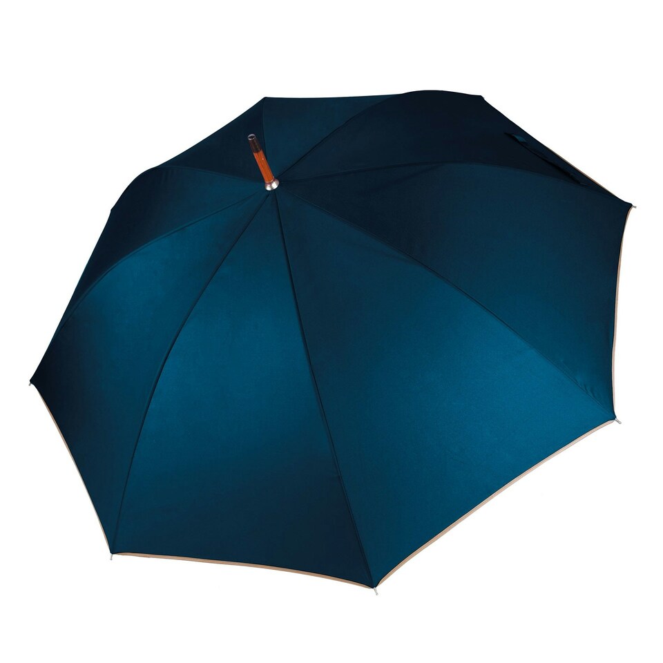 Kimood Unisex Auto Open Walking Umbrella - Navy - ONE