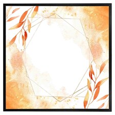 Autumn leaves (Picture Frame) Black | L