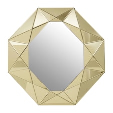 Interiors by Premier Gold Frame Wall Mirror Gold