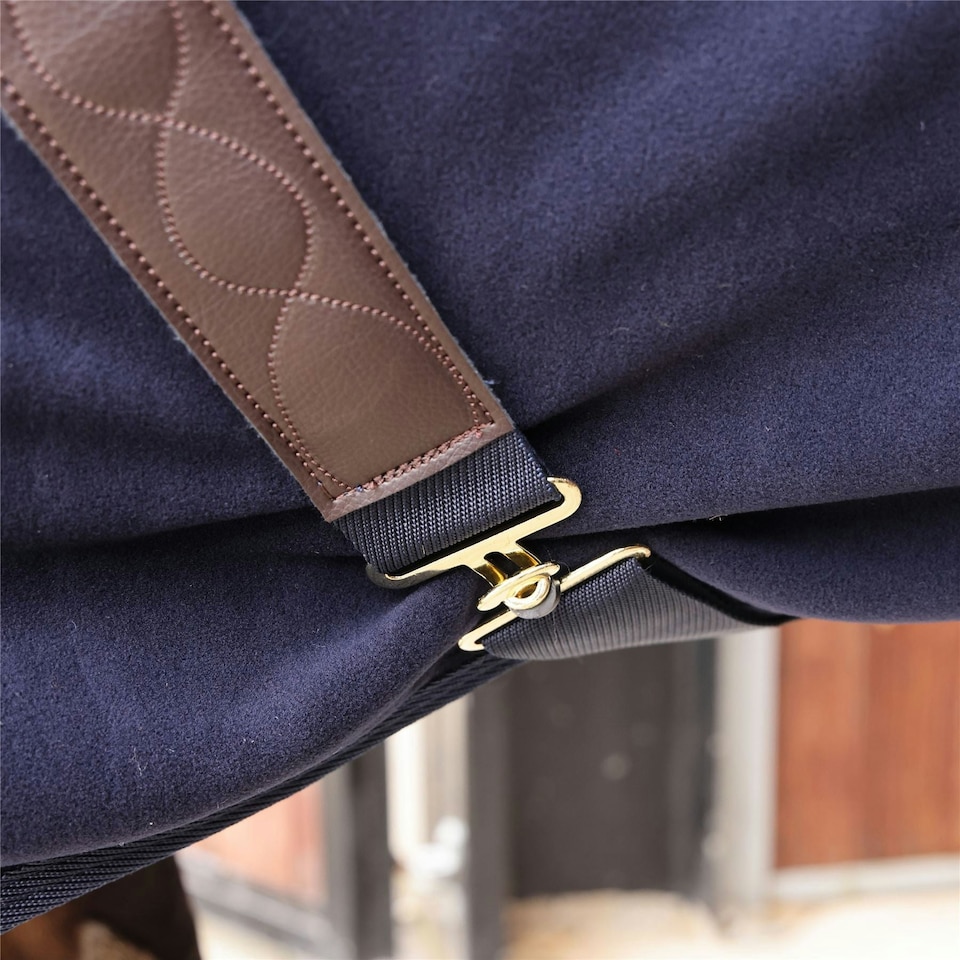 image 1 of Shires Deluxe Fleece Rug Blue | Size: 6ft 0
Colour: Navy