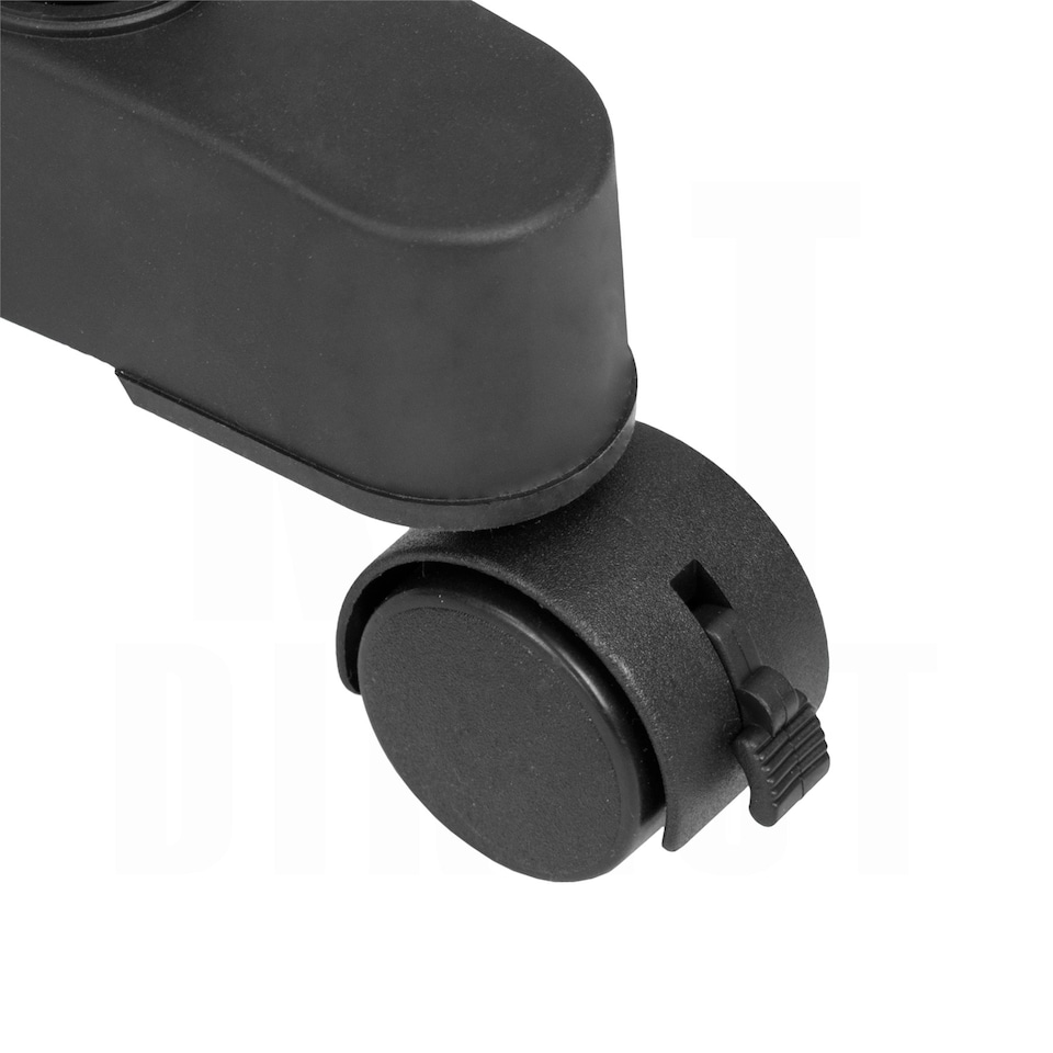 image 1 of KCT Adjustable Single Clothes Rack on Wheels Black | Silver | One Size