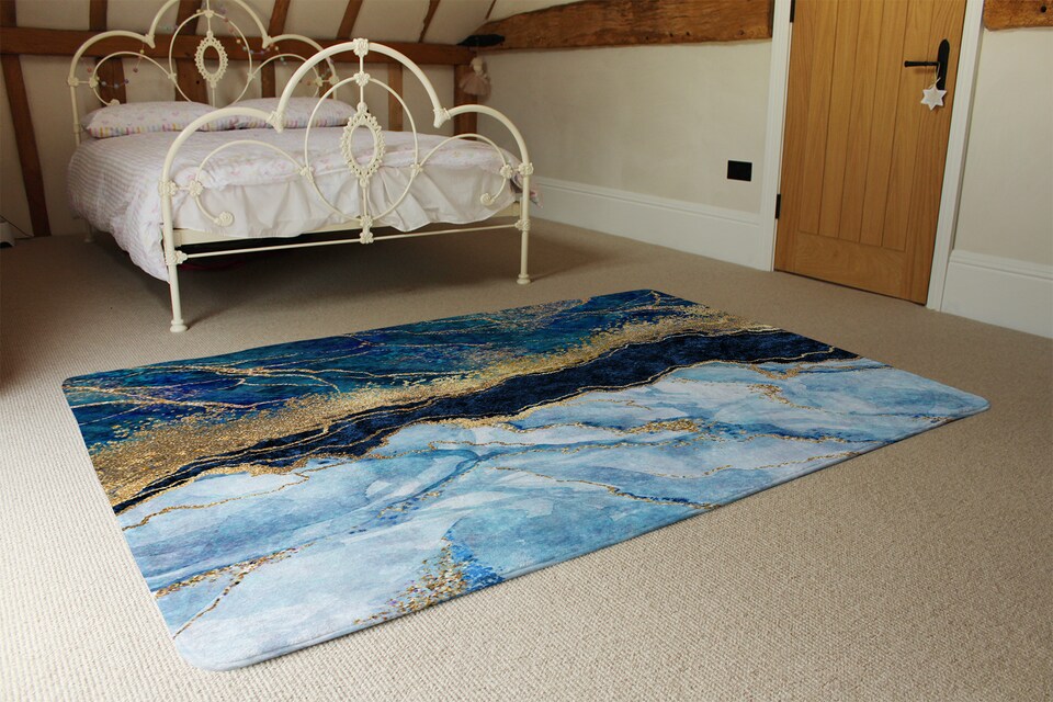 image 1 of Stone Texture Rug | Multi