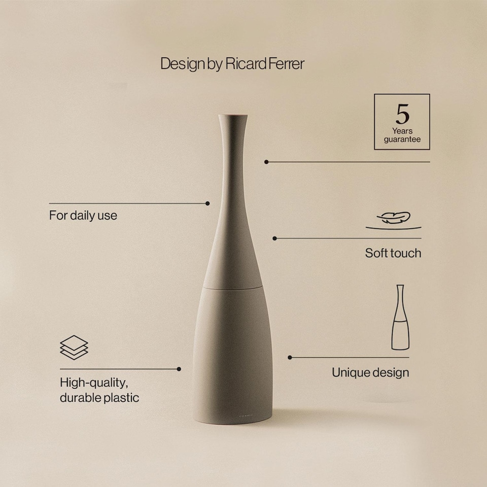 image 1 of COSMIC Toilet brush & holder, Lavander,, Soft-finish coating, Saku Collection