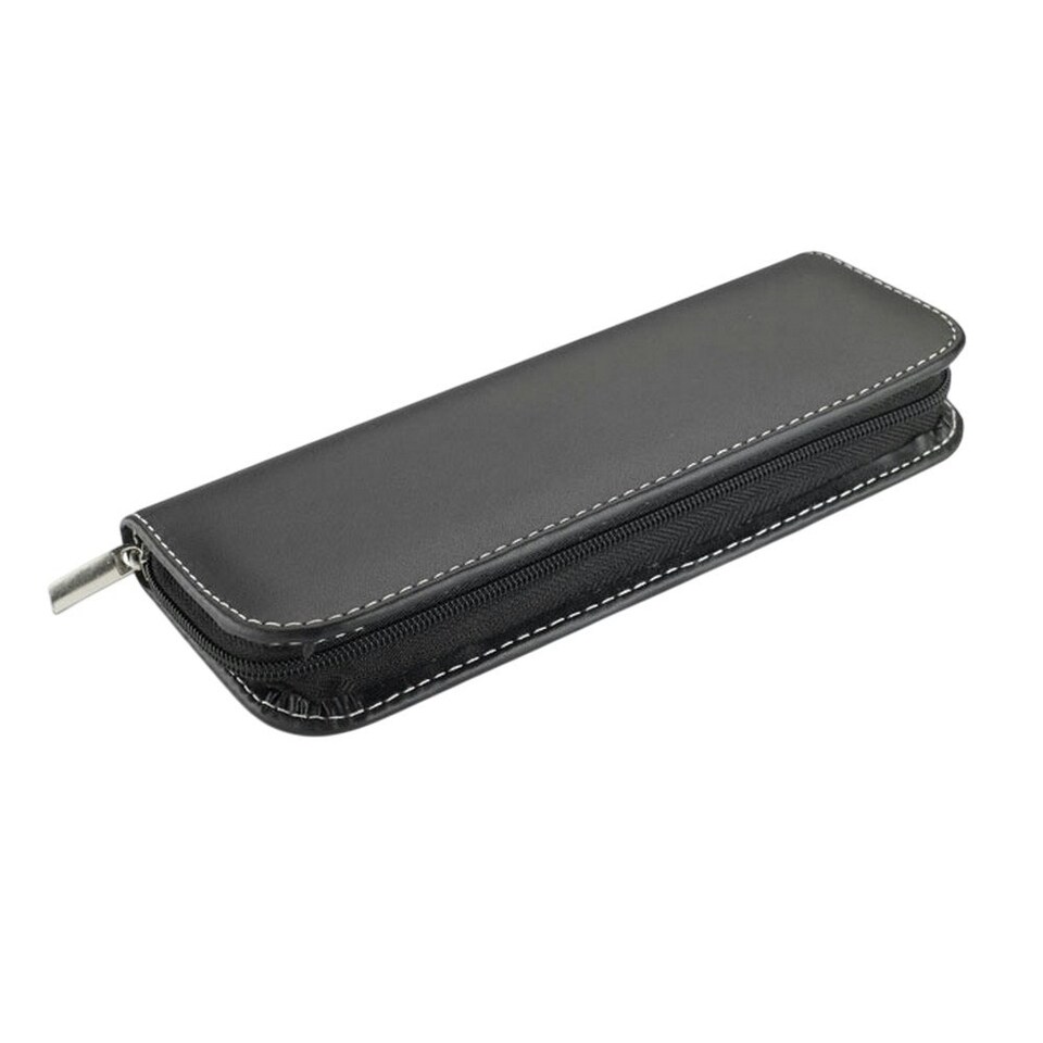 image 1 of MidOcean Baltimore Leather Pen Set - Black - One Size