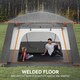 image 5 of Outsunny 4-6 Man Camping Tent with 2 Bedroom, 3000mm Waterproof, Grey 