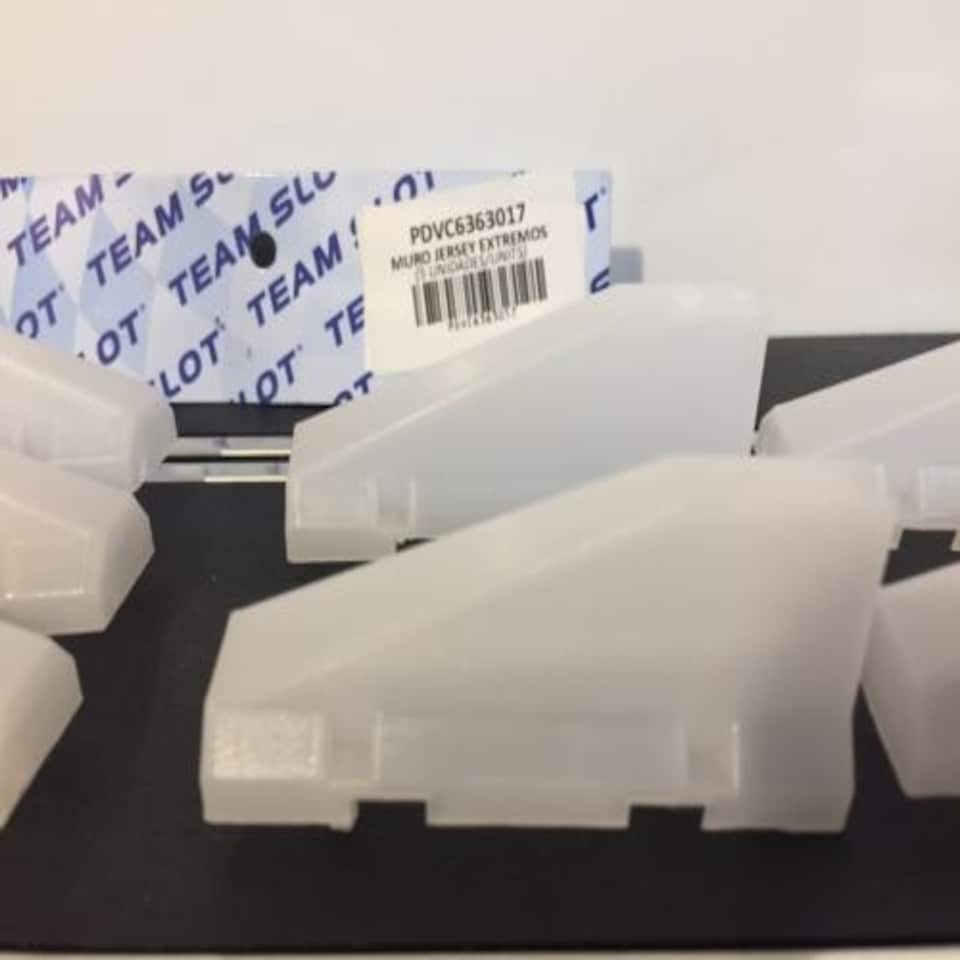 image 1 of Team Slot 63017 Unpainted - Double Sided Tapering Wall x 5 Pairs